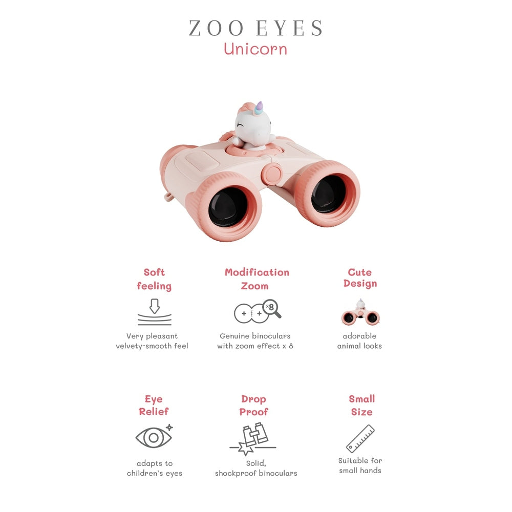 Les jumelles Zoo Eyes de Zoofamily - Licorne