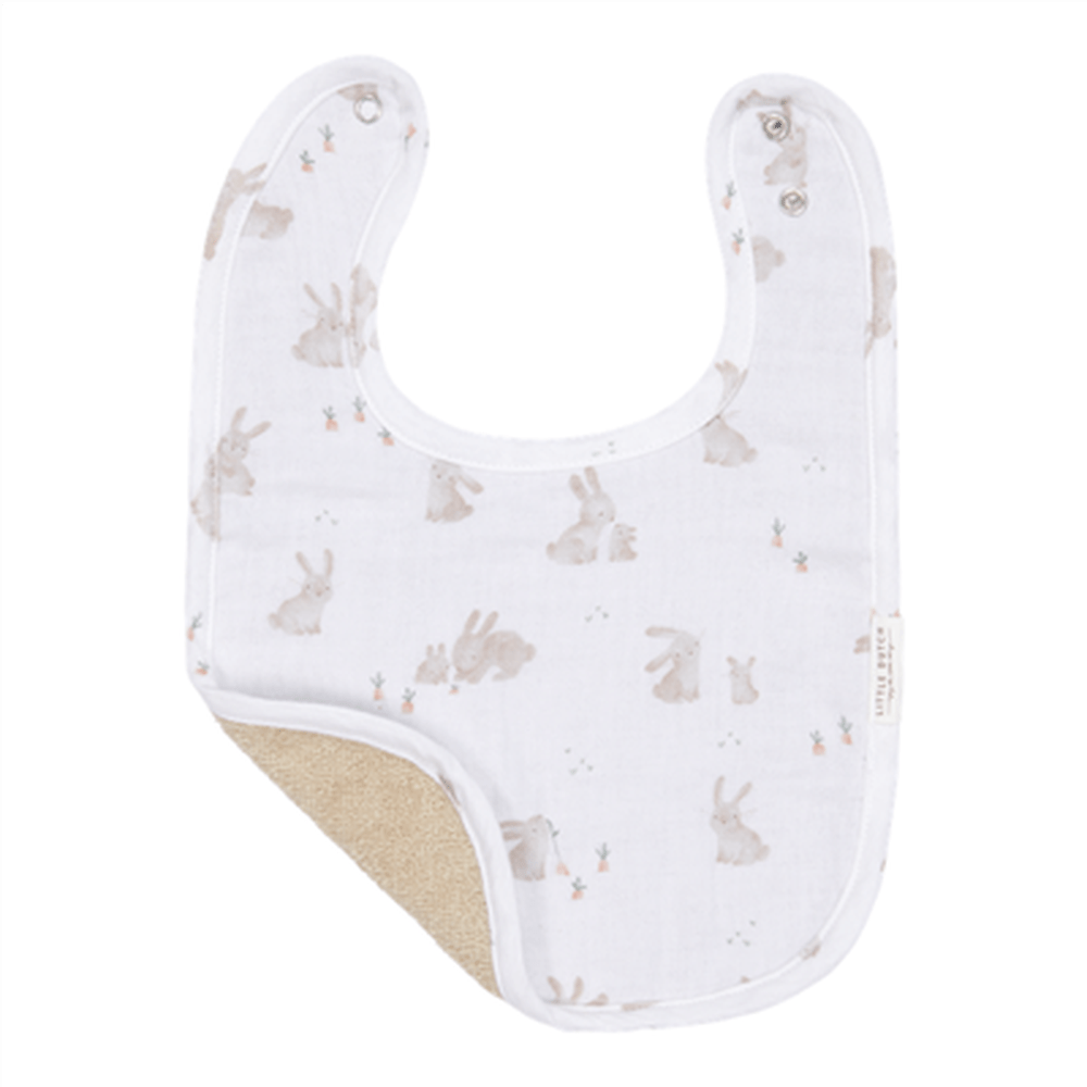 Little Dutch bavoir en mousseline Baby Bunny