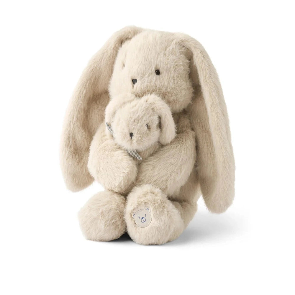 Liewood Berto Peluche lapin Maman et moi - Brume