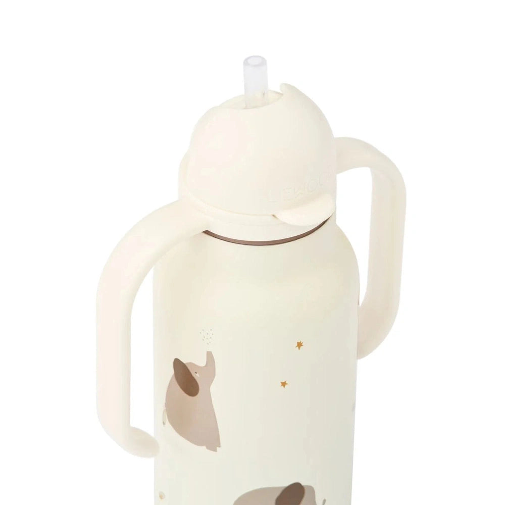 Gourde Liewood 250ML - Kimmie - Elephant / Creme de la creme