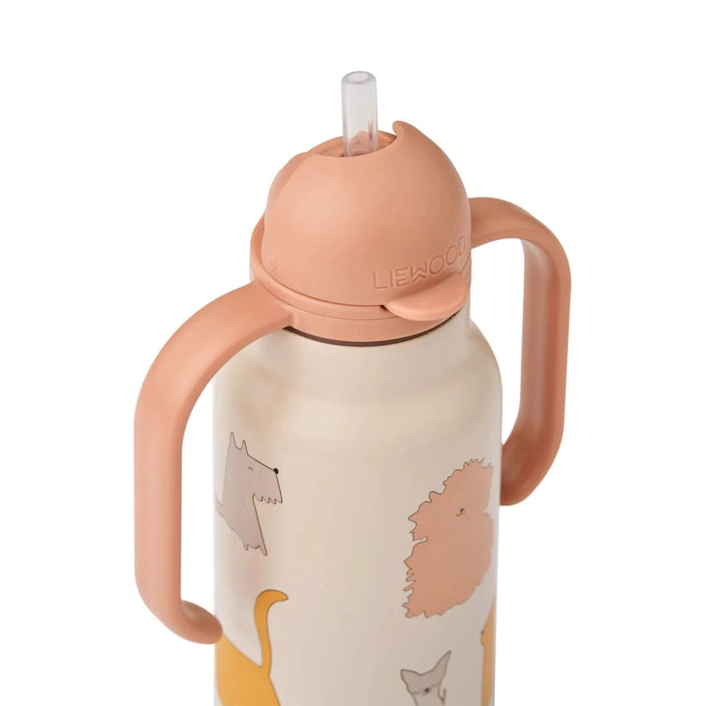 Liewood Gourde 250ML - Kimmie - Cats and Dogs / Sandy
