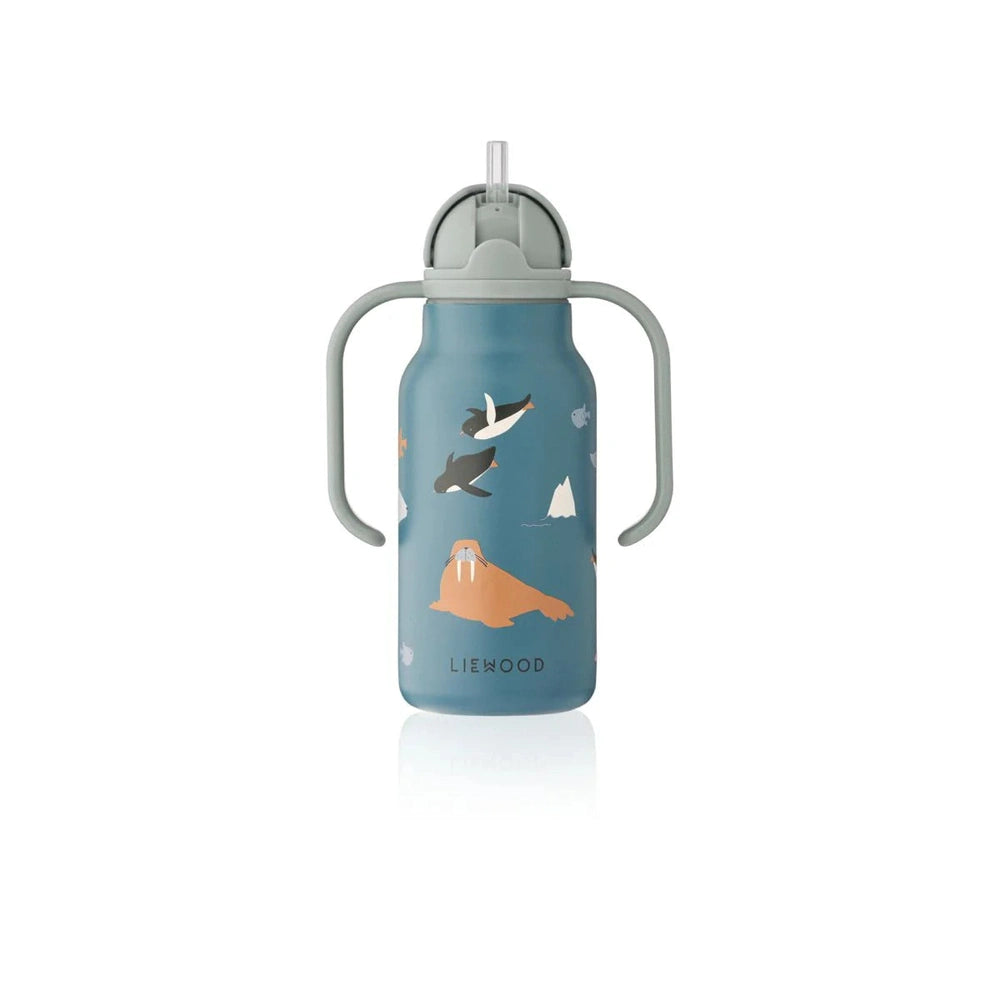 Liewood Gourde 250ML - Kimmie - Arctic Sea / Ocean view