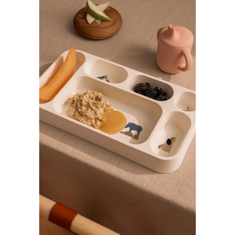 Liewood Assiette compartimentée / Mosu Divider Plate - All Together Sandy