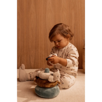 Chausson en peluche ours Beth Liewood - Mist