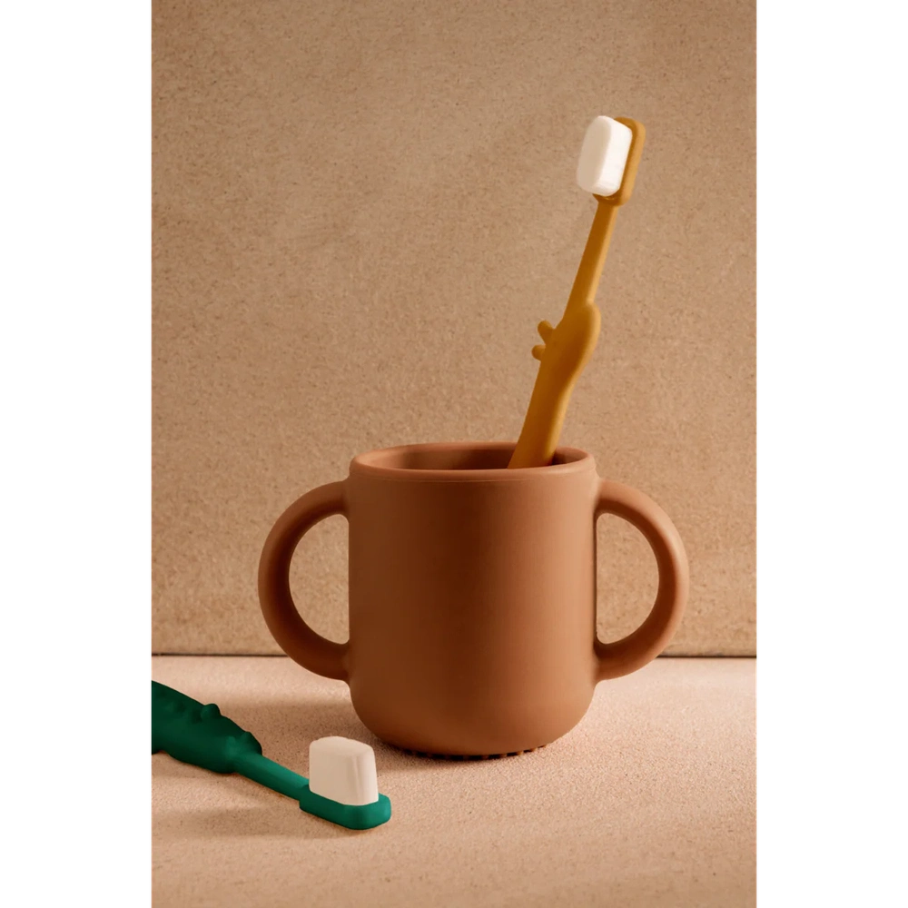 Liewood Brosse à dents pour tout-petits Fabio All Together - Yellow Mellow / Green Garden