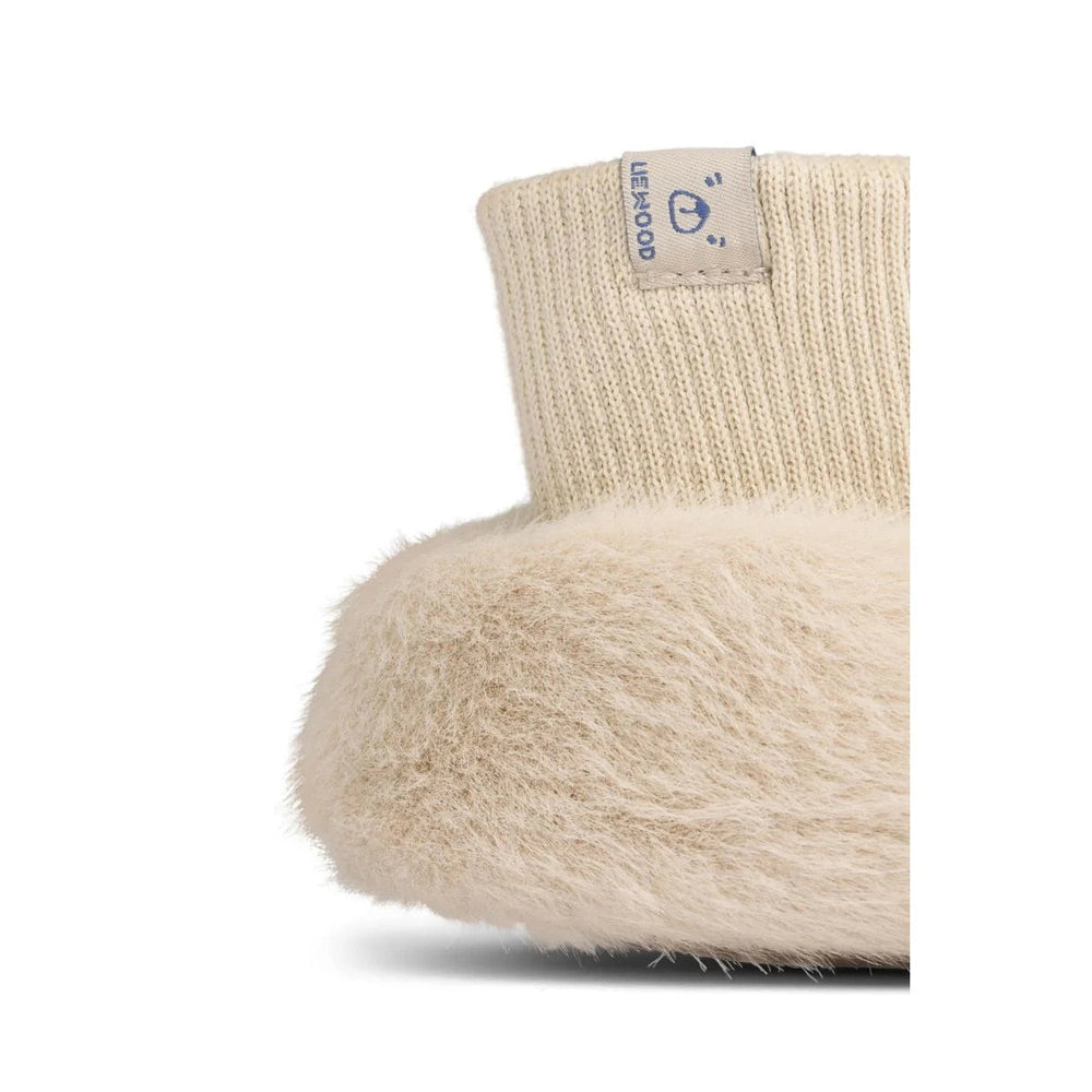 Pantoufle peluche ours Beth Liewood - Mist