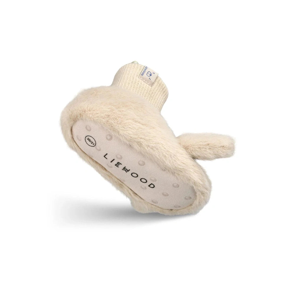 Liewood Beth Chaussons peluche ours - Mist