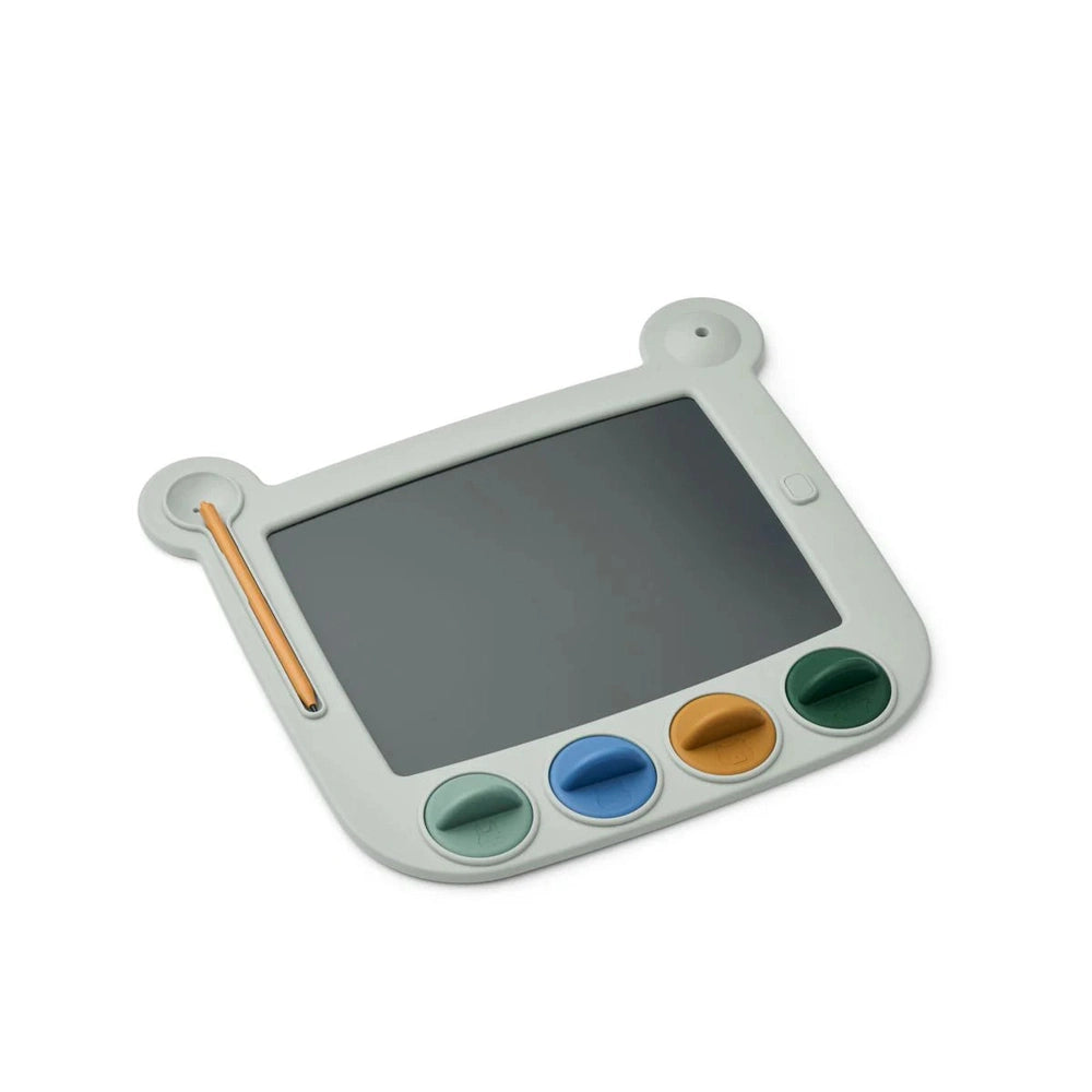 Tablette LCD à dessin Liewood Venzora avec tampons - Dove Blue Multimix