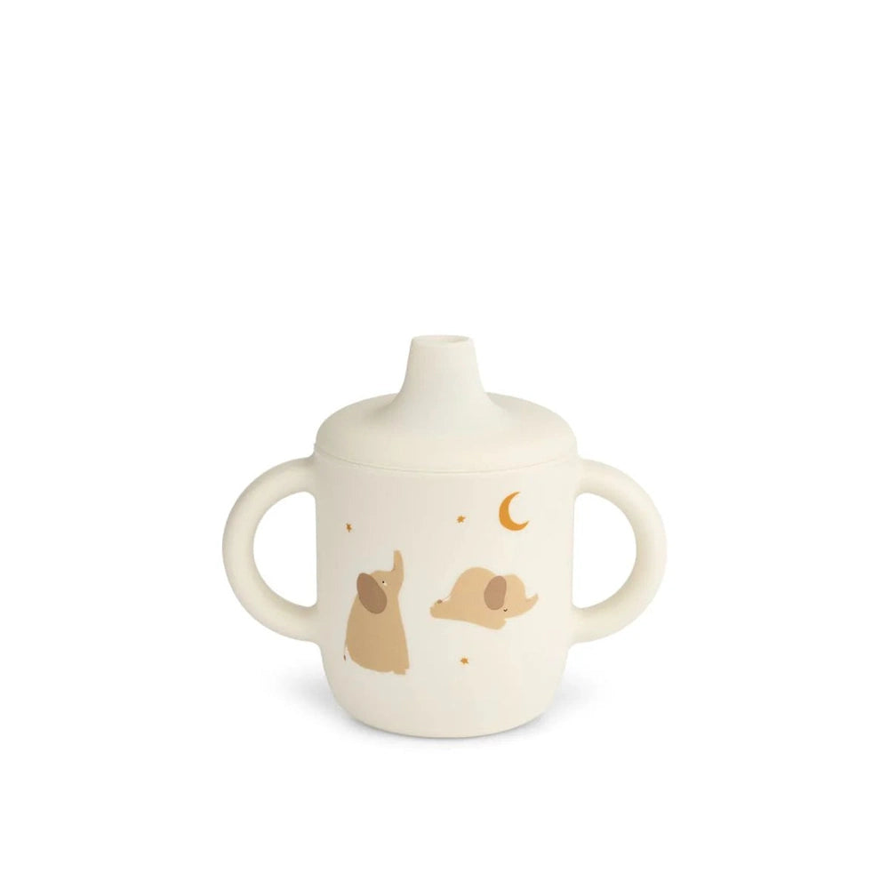 Liewood Neill tasse d'apprentissage - Éléphant / Crème de la crème