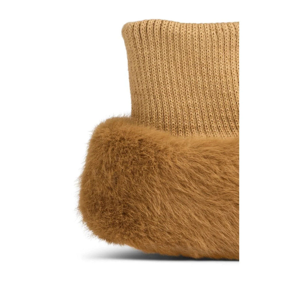 Chausson peluche ours Liewood Beth - Caramel doré