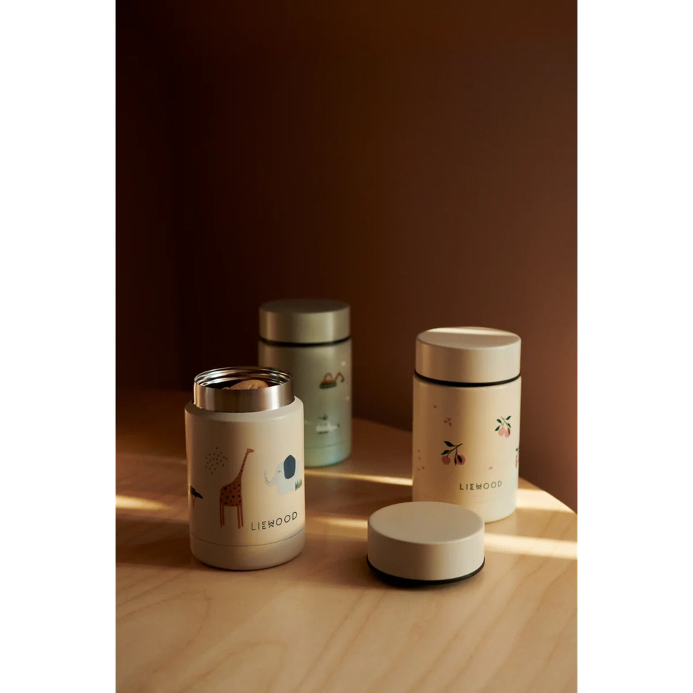 Liewood Pot de conservation / boîte repas isotherme / Nadja Food Jar - Safari Sandy Mix