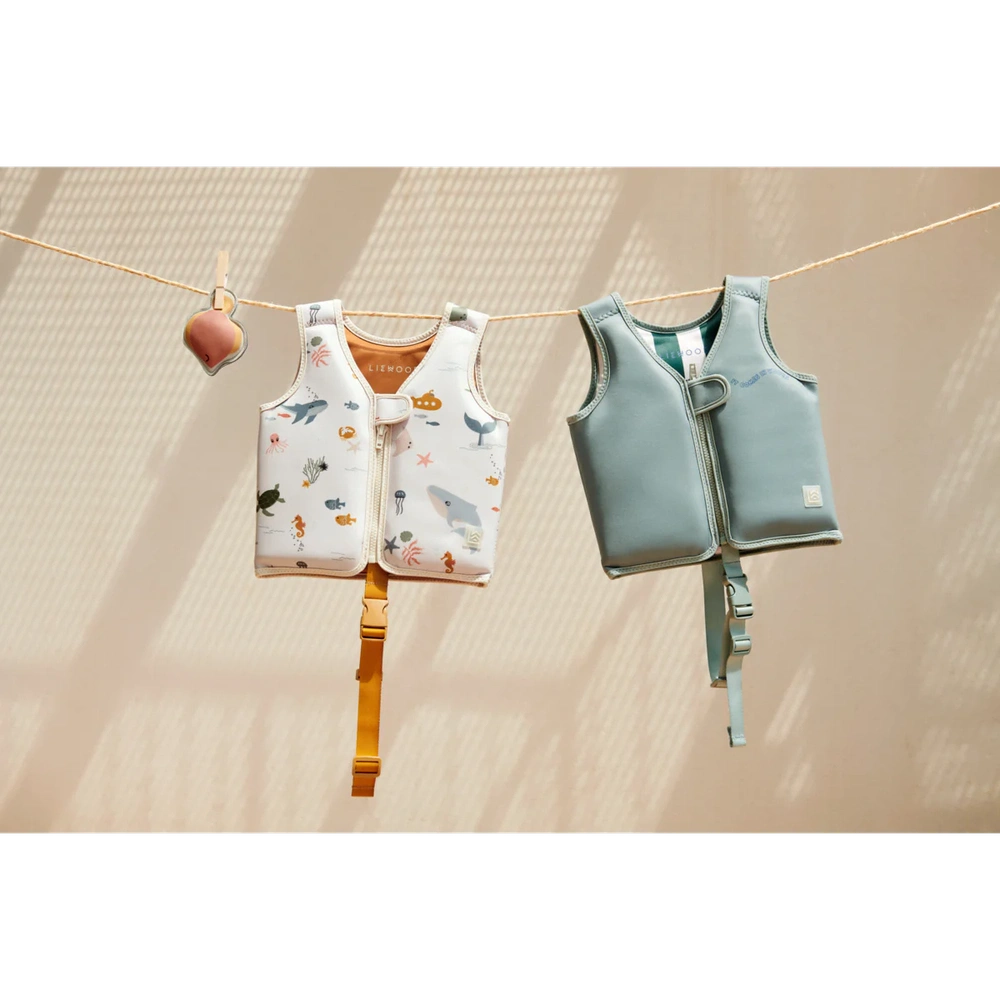 Gilet de natation Liewood Dove It Comes In Waves / Menthe poivrée
