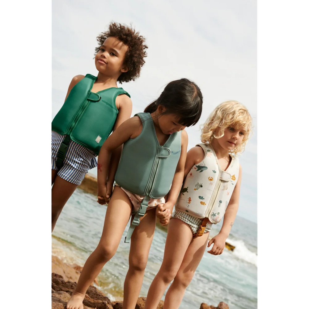Liewood gilet de natation Dove It Comes In Waves / Menthe poivrée