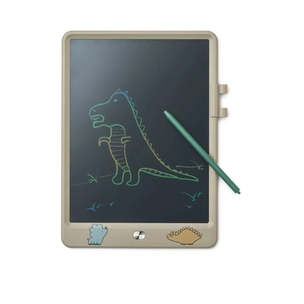 Liewood Zora Magic Drawing Board - tableau à dessin magique - Dinosaurs / Mist