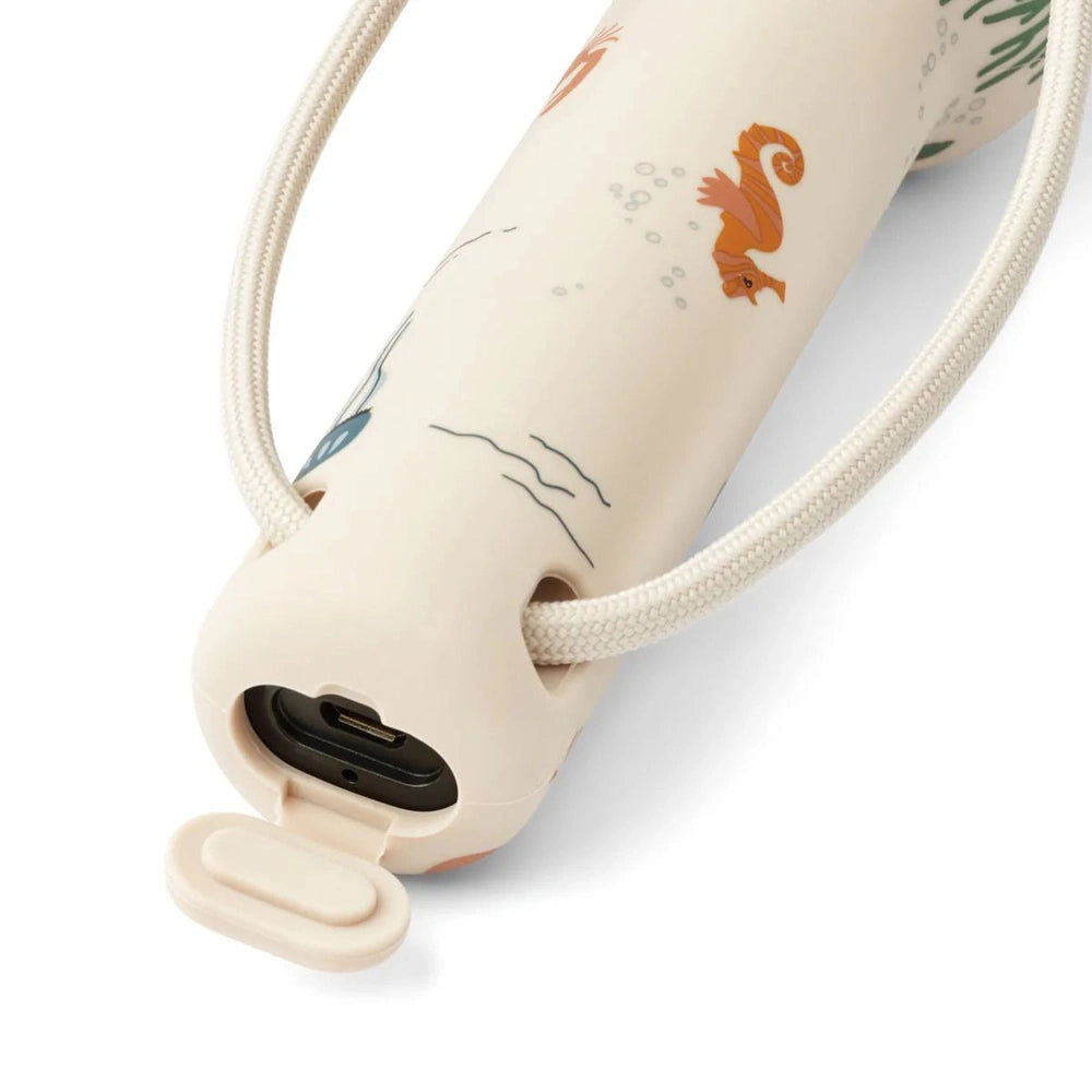 Liewood Gry Lampe de poche rechargeable pour enfants - Sea Creature / Sandy