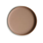 Mushie Assiette en silicone à ventouse - Naturel