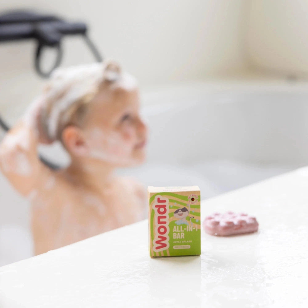 Wondr Apple Splash | Barre enfants peau sensible | Barre tout-en-un