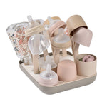 Béaba Égouttoir à biberons Clay – Modulable et compact – Pour biberons, tétines et accessoires – Design éco