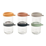 Béaba 6 petits pots de conservation en verre 250ml