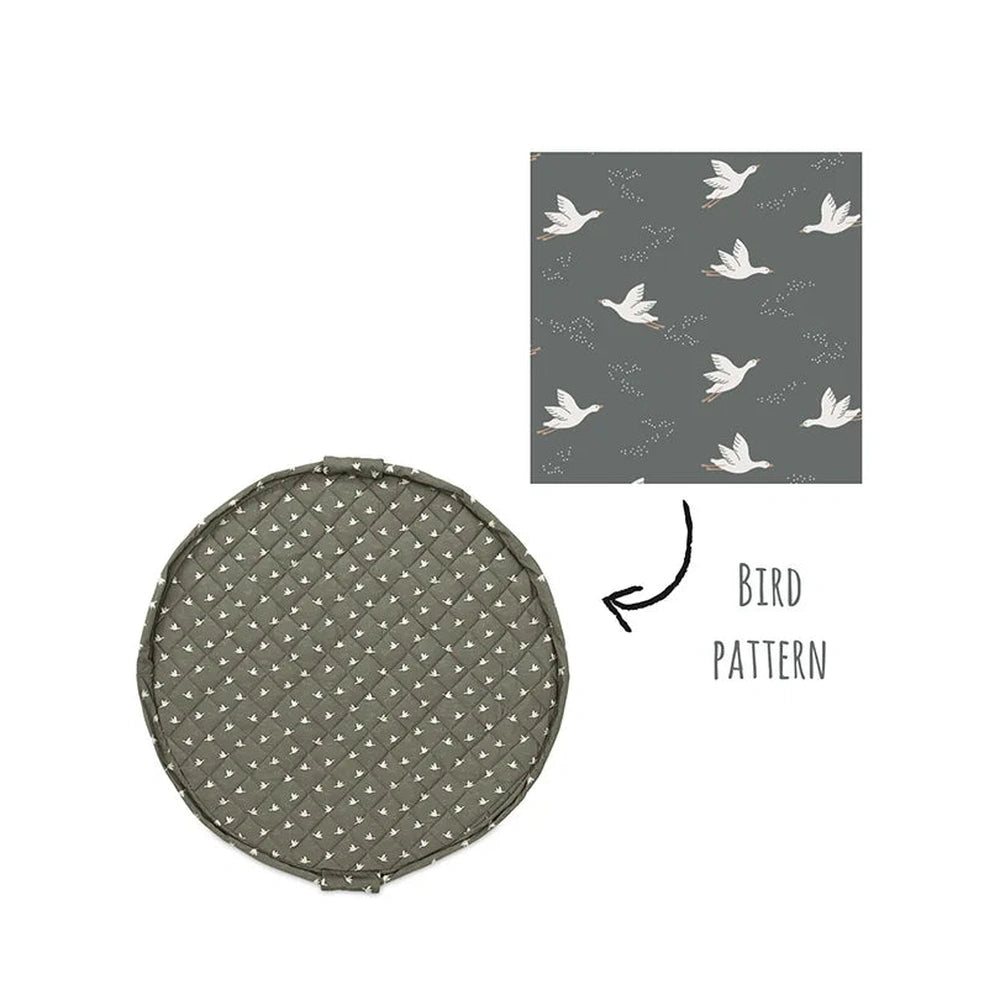 Play&Go Tapis de jeu 3-en-1 - Doux bio - Oiseaux