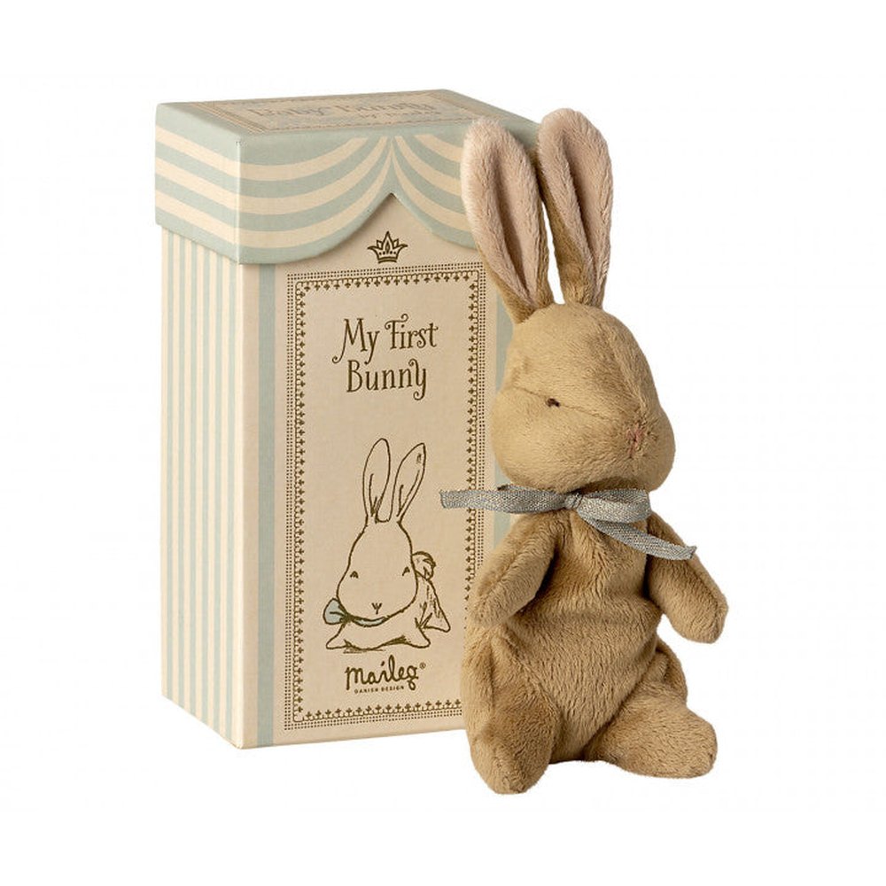 Maileg doudou de naissance - My First Bunny - Bleu clair