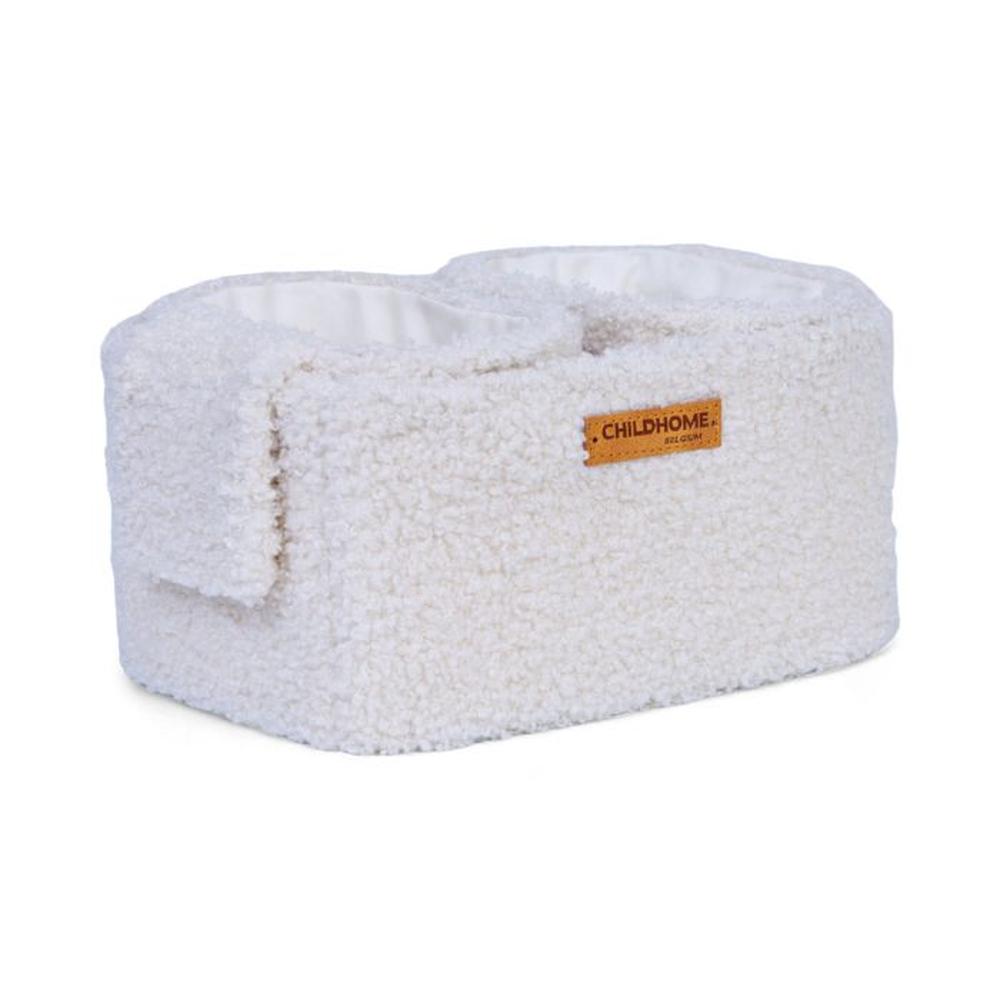 Childhome Lot de 3 paniers suspendus - 21X14X10cm + 14X10X10cm - Teddy écru