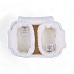Childhome Set de 3 paniers suspendus - 21X14X10cm + 14X10X10cm - Teddy écru