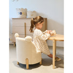 Childhome Chaise pour enfants - Teddy écru naturel