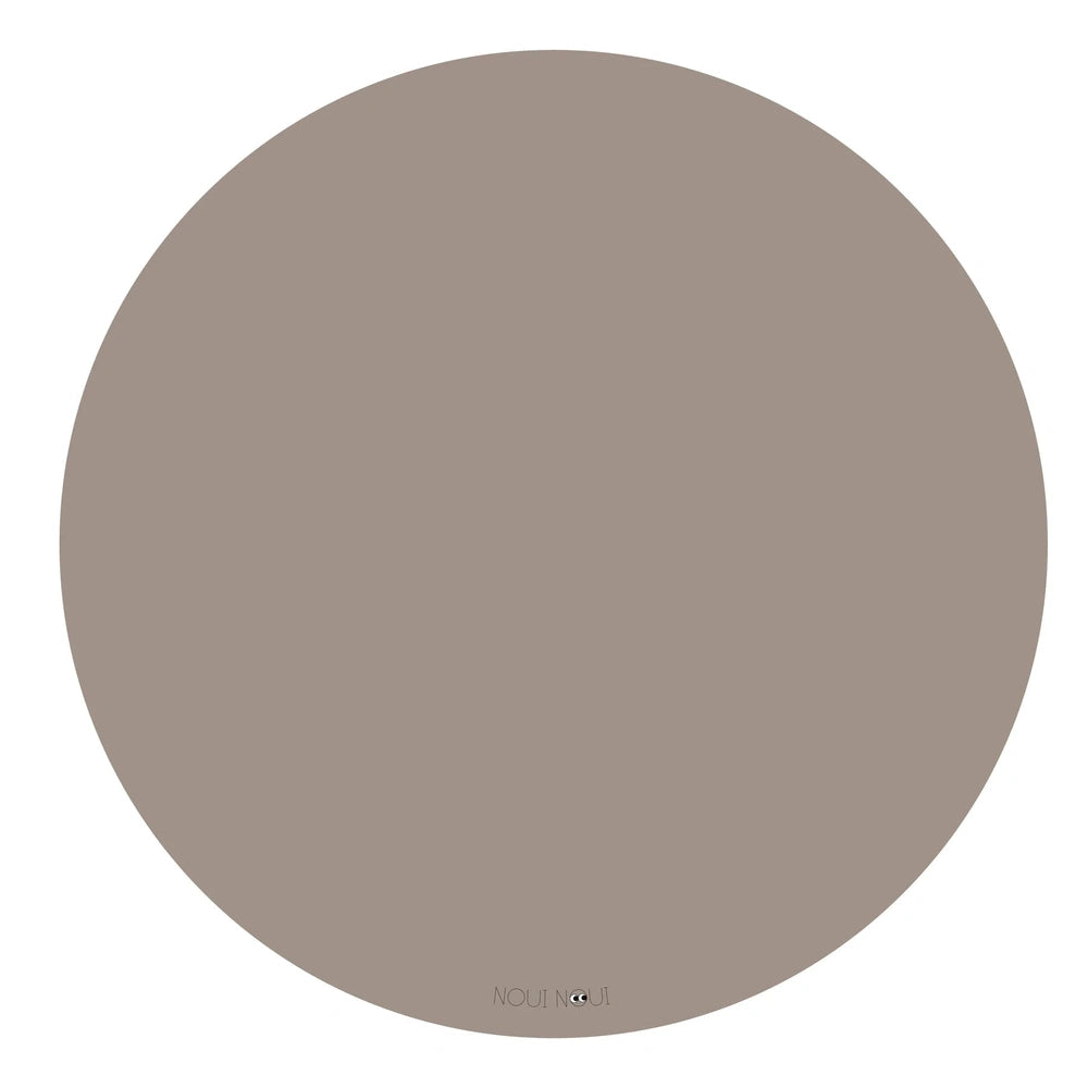 Tapis anti-débordement multifonction rond Noui Noui - Cacao