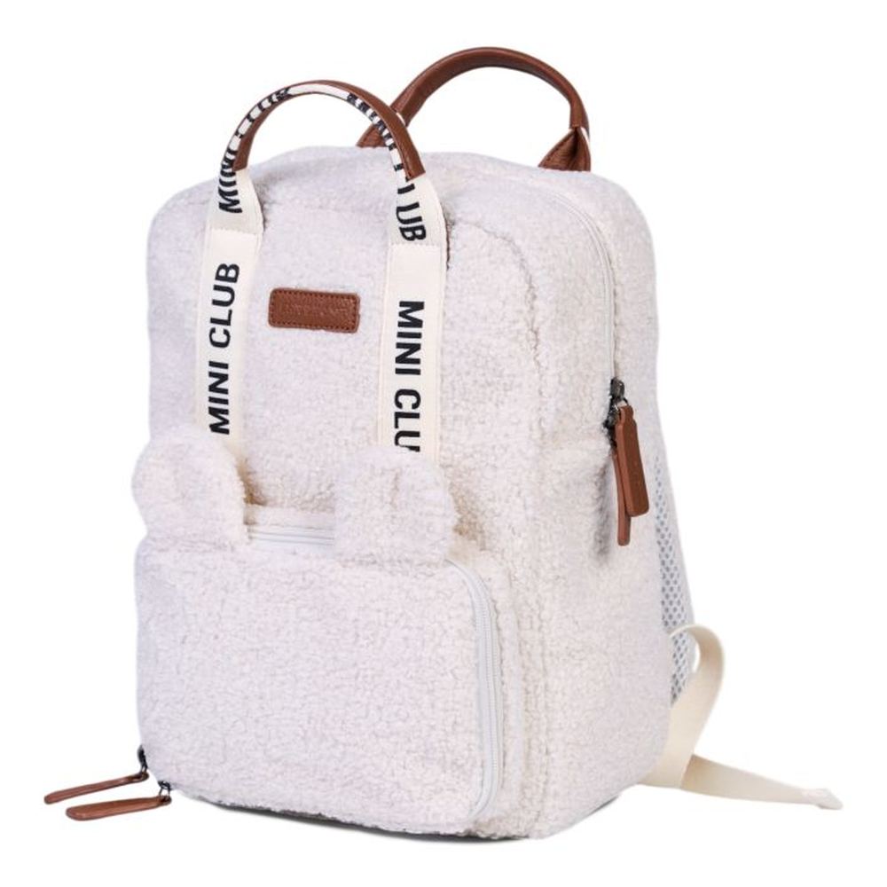 Childhome Sac à dos Mini Club - Teddy écru
