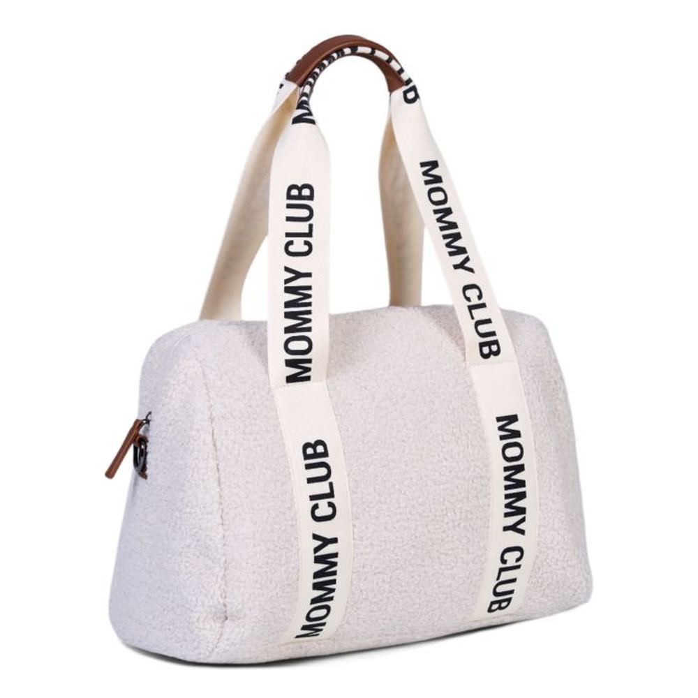 Childhome Sac à langer Mommy Club - Teddy écru