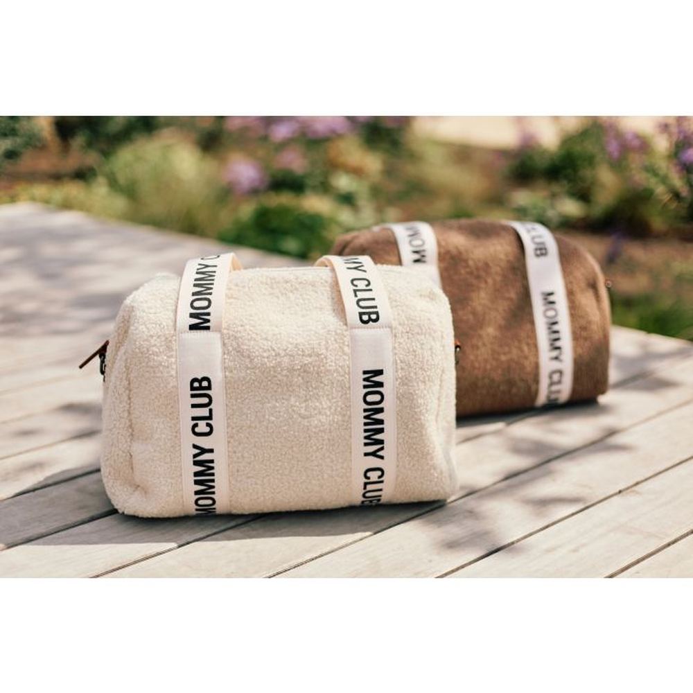 Childhome Sac à langer Mommy Club - Teddy Écru
