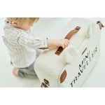 Childhome Mini Traveller valise enfant - Teddy écru