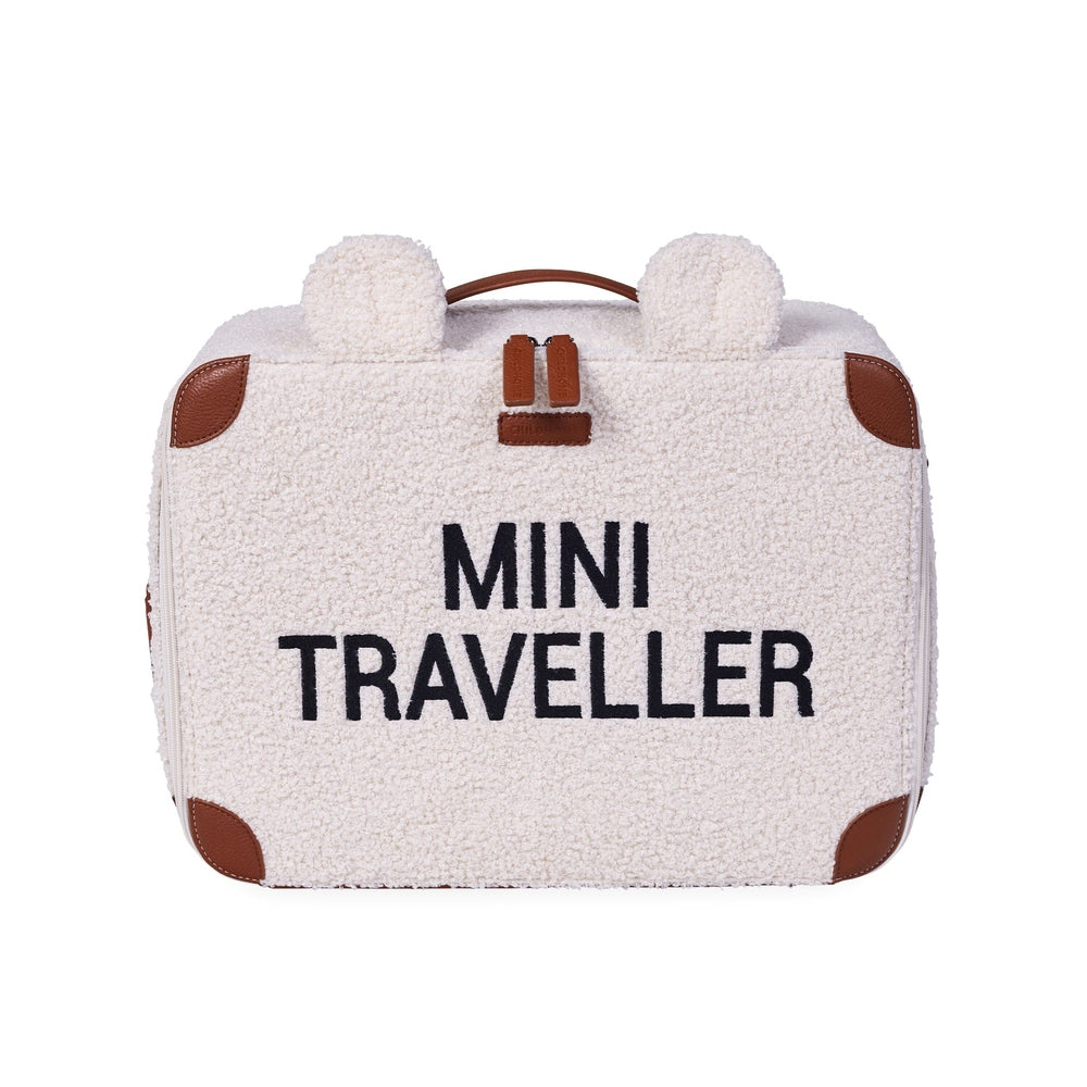 Childhome Mini Traveller valise enfant Teddy écru