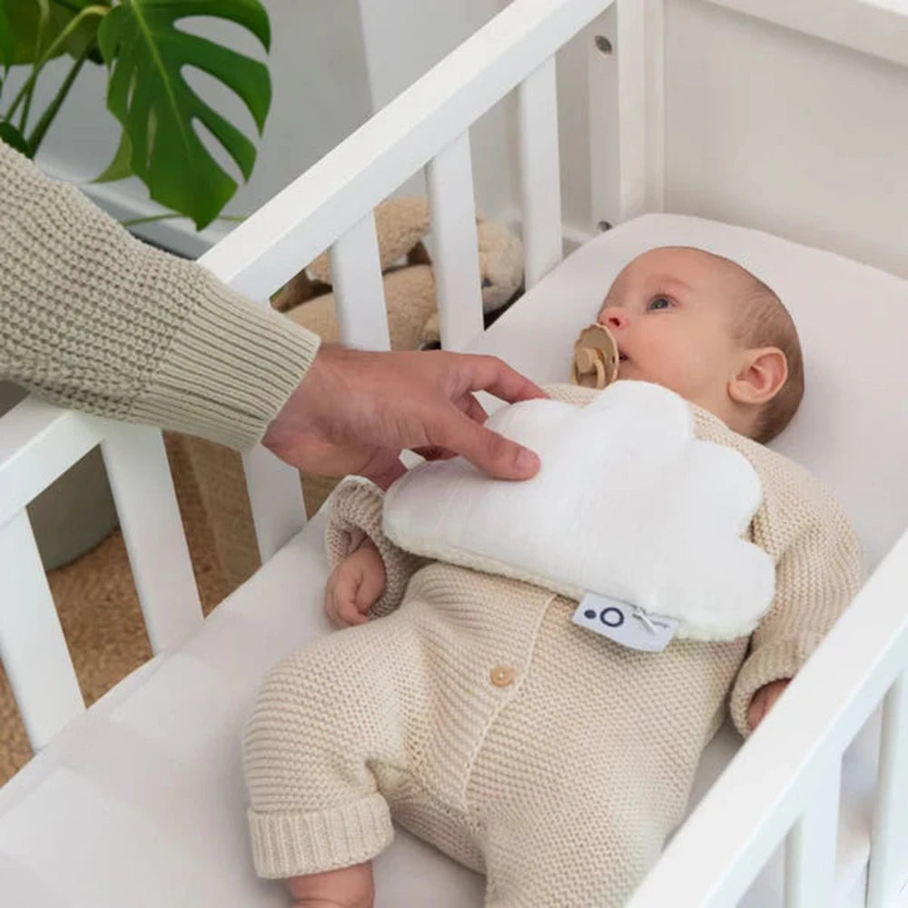 Doomoo Snoogy Coussin aux noyaux pour bébés - Blanc nuageux