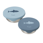 Fresk boîte à goûter inoxydable 2 pièces - Requin