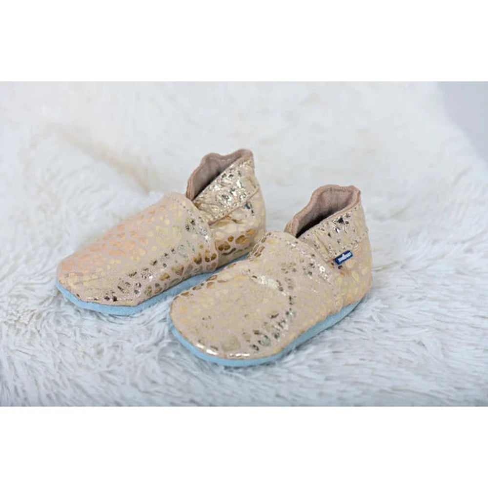 Stabifoot Petites chaussures Babysoft - léopard doré