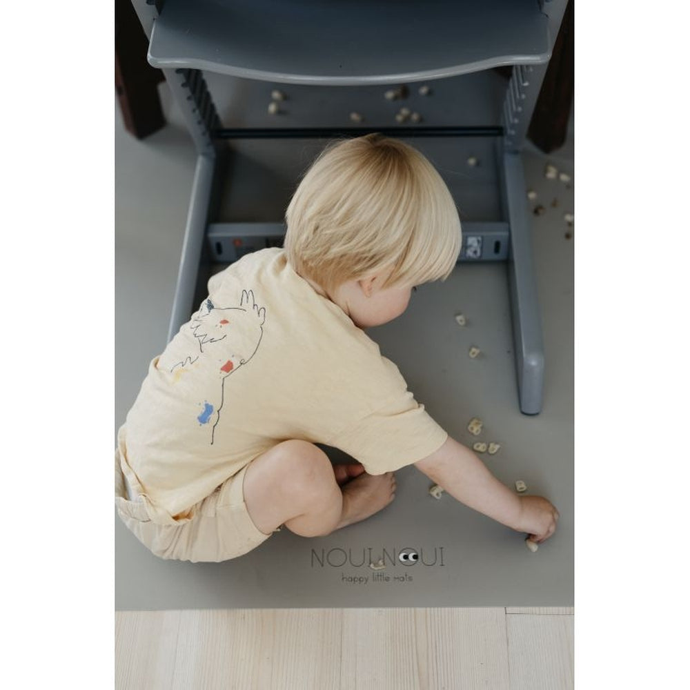 Noui Noui Tapis à langer multifonction - gris brume olive