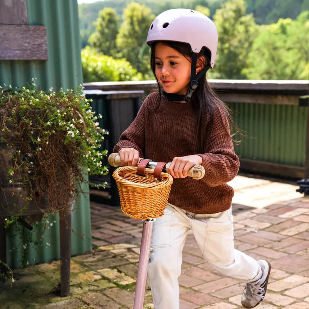 Casque de vélo Banwood mat - rose poudré