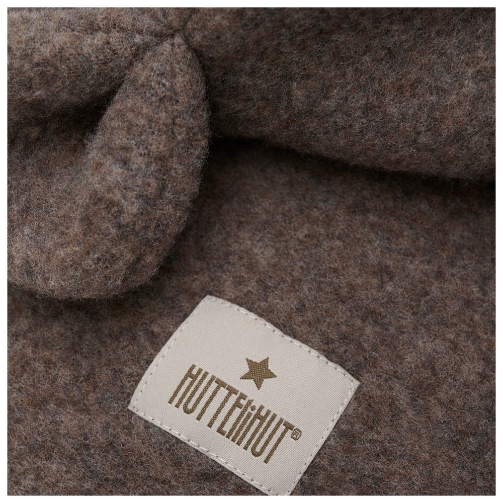 Huttelihut Bonnet en laine pour enfants avec oreilles - Beetle