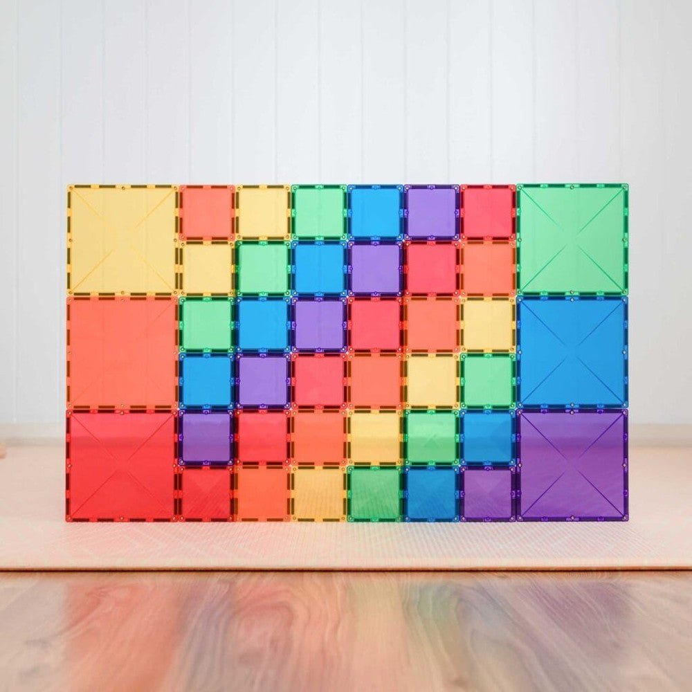 Pack carrés arc-en-ciel Connetix | 42 pièces