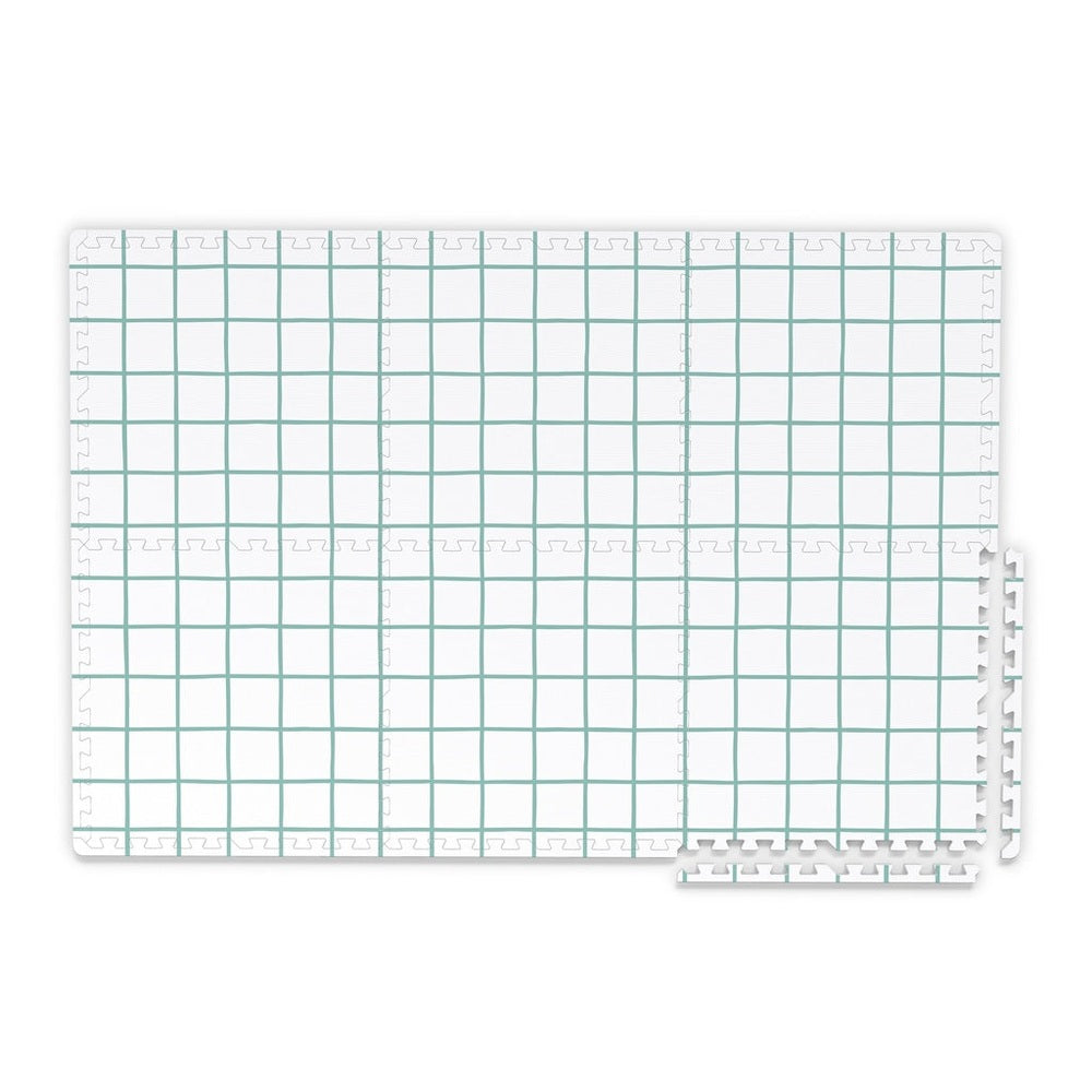 Tapis de jeu puzzle Play&Go - Eevaa 2-en-1 tapis puzzle/boîte de rangement - Tiloo Hopscotch | mousse