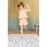 Play&Go Tapis de jeu puzzle - Eevaa Tapis puzzle/boîte de rangement 2 en 1 - Tiloo Hopscotch | Mousse