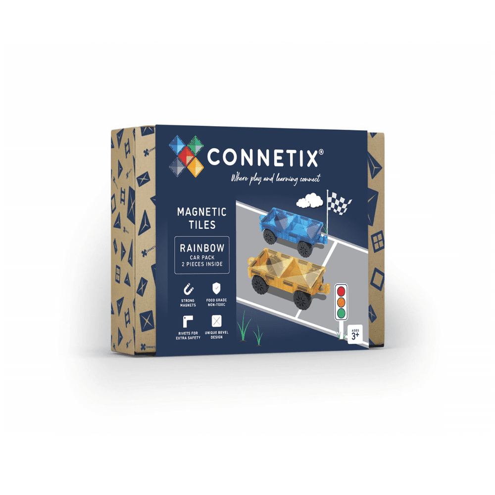 Connetix Rainbow Car Pack | 2 pièces