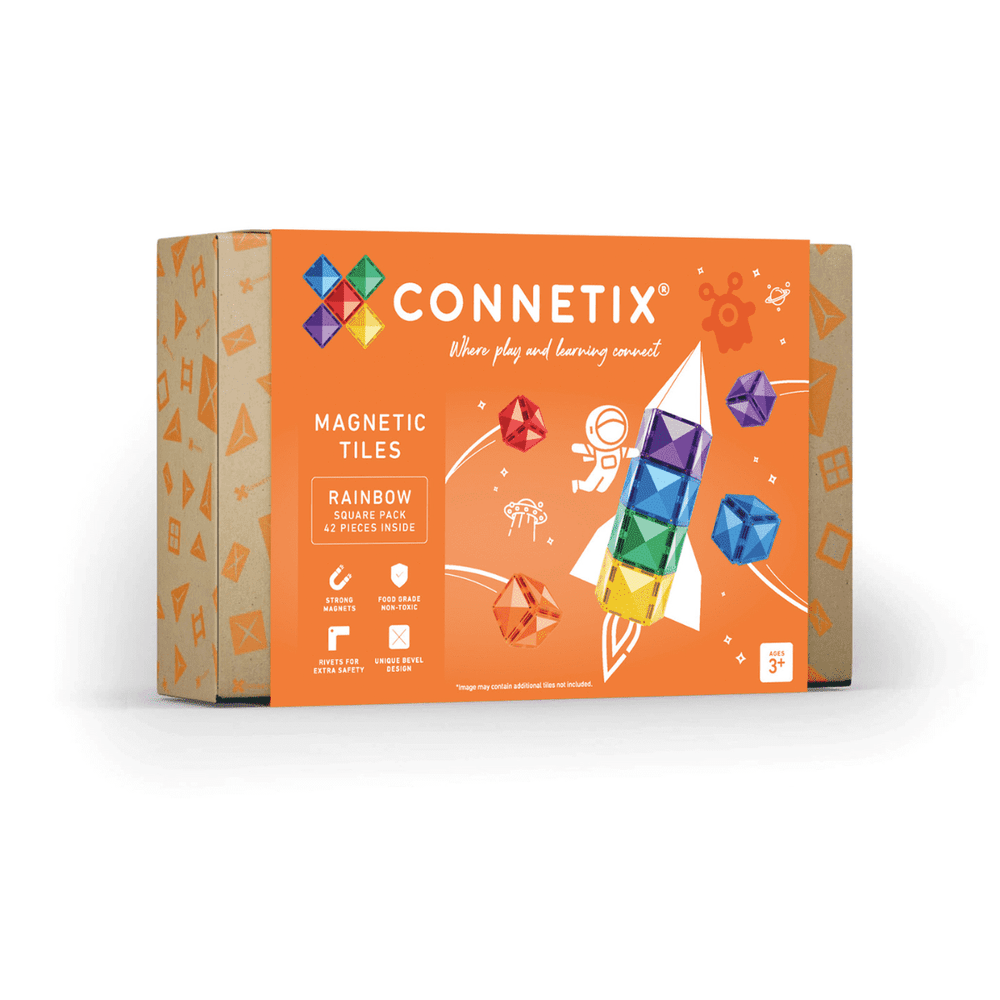 Connetix Rainbow Square Pack | 42 pièces