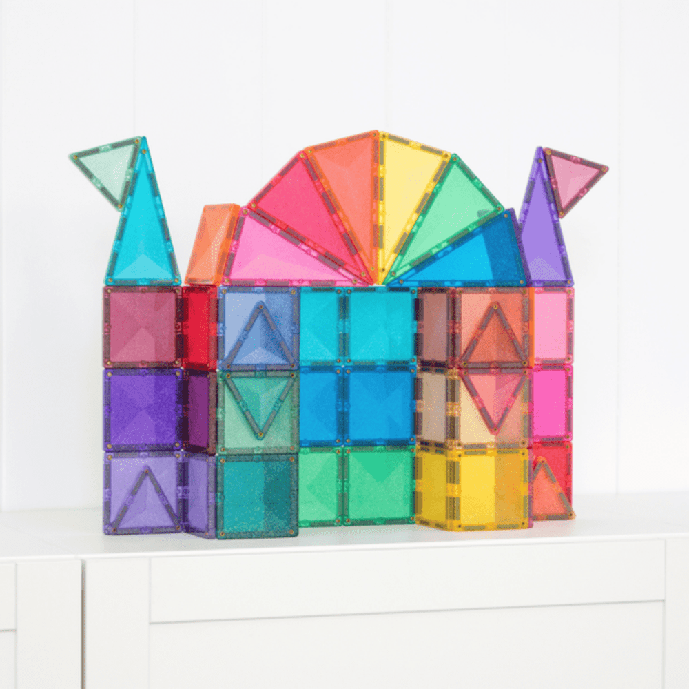 Connetix Pack Château pailleté | 48 pièces