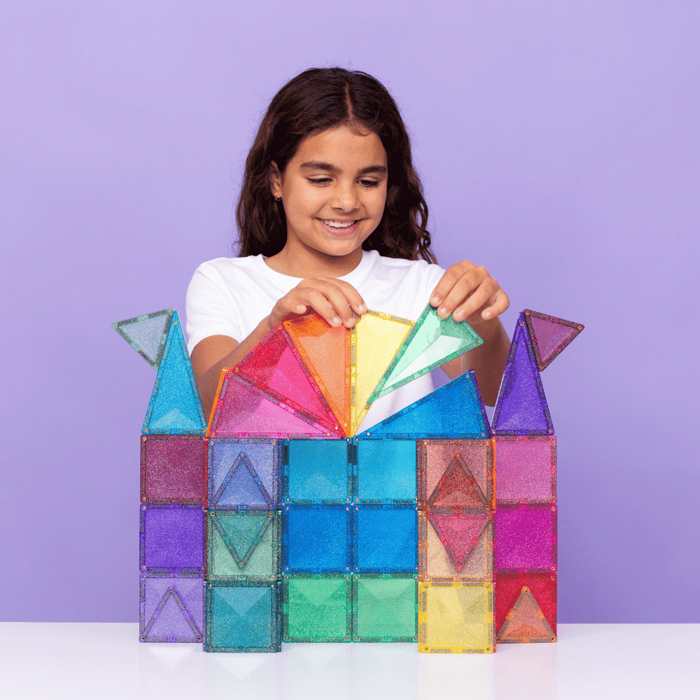 Connetix Pack château pailleté | 48 pièces