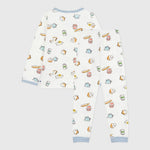 Pyjama enfant Petit Bateau en tubique avec imprimé petit-déjeuner