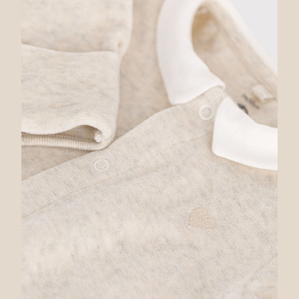 Petit Bateau Combinaison bébé à col - Beige