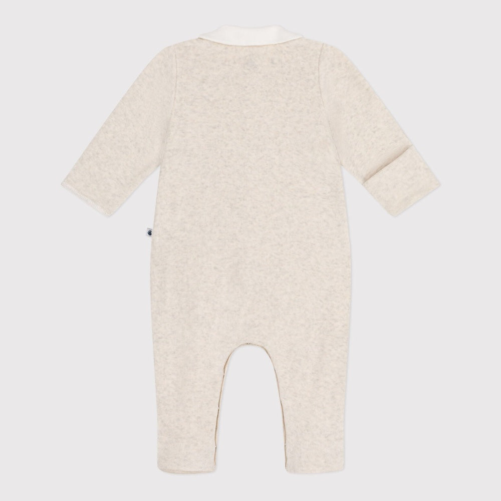 Petit Bateau Combinaison bébé à col - Beige